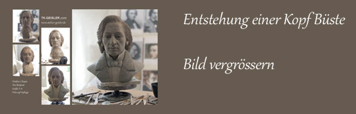 Skulptur alter Mann