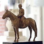 Pferd Reiter Skulptur Statue