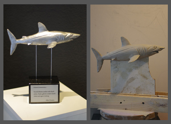 Tierskulptur, Fisch Skulptur