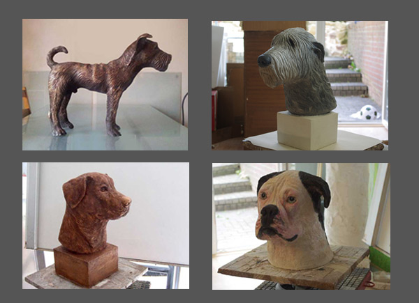 Tierskulptur,  Hund Skulptur